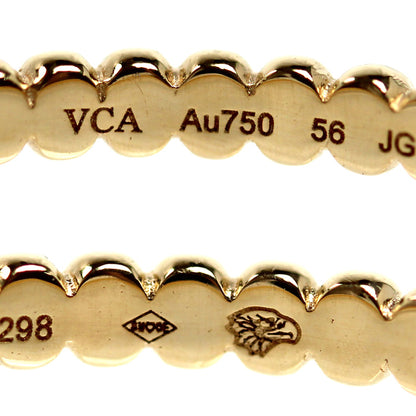 Van Cleef & Arpels ヴァンクリーフ＆アーペル K18YG イエローゴールド ペルレ リング・指輪 VCARN95Q56 15.5号 56 2.2g レディース【中古】【美品】