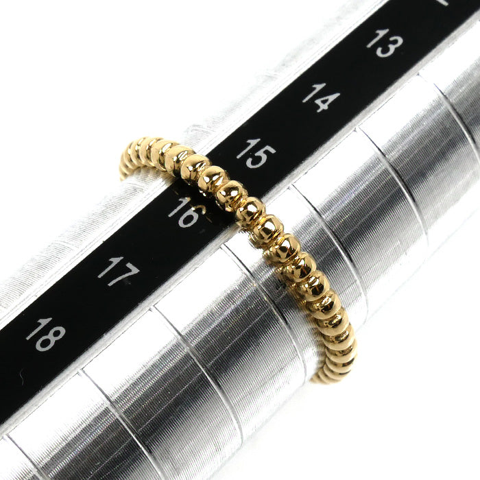 Van Cleef & Arpels ヴァンクリーフ＆アーペル K18YG イエローゴールド ペルレ リング・指輪 VCARN95Q56 15.5号 56 2.2g レディース【中古】【美品】
