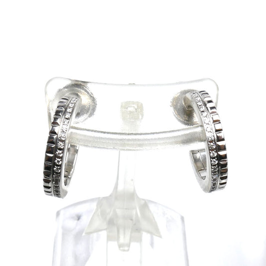 Boucheron ブシュロン K18WG ホワイトゴールド キャトル ラディアント ダイヤ ピアス JCO01676 ダイヤモンド 5.8g レディース【中古】【美品】
