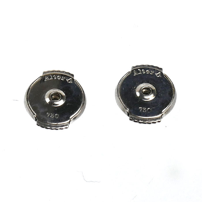 Boucheron ブシュロン K18WG ホワイトゴールド キャトル ラディアント ダイヤ ピアス JCO01676 ダイヤモンド 5.8g レディース【中古】【美品】