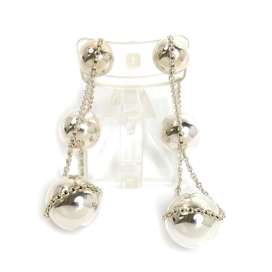 TIFFANY&Co. ティファニー シルバー925 ハードウエアボール トリプルドロップ ピアス 8.4g レディース【中古】