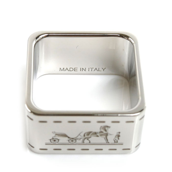HERMES エルメス メタル ボルデュック スカーフリング H601463S 00 スカーフリング 90 レディース【中古】【美品】