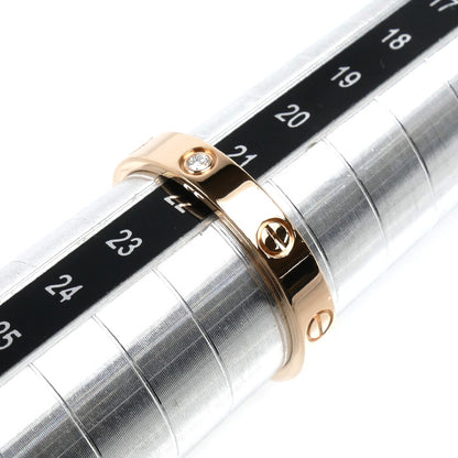 CARTIER カルティエ K18PG ピンクゴールド ミニラブ 1Pダイヤ リング・指輪 B4050762 ダイヤモンド 21.5号 62 5.3g レディース【中古】【美品】