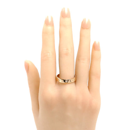 CARTIER カルティエ K18PG ピンクゴールド ミニラブ 1Pダイヤ リング・指輪 B4050762 ダイヤモンド 21.5号 62 5.3g レディース【中古】【美品】