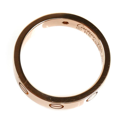 CARTIER カルティエ K18PG ピンクゴールド ミニラブ 1Pダイヤ リング・指輪 B4050750 ダイヤモンド 10号 50 4.5g レディース【中古】
