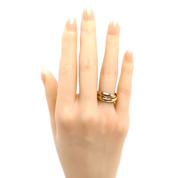 CARTIER カルティエ K18YG/PG/WG トリニティ リング・指輪 B4052753 13号 53 7.4g レディース【中古】【美品】