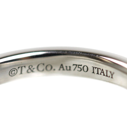 TIFFANY&Co. ティファニー K18WG ホワイトゴールド Tワン ダイヤ リング・指輪 67795512 ダイヤモンド 9号 3.9g レディース【中古】【美品】