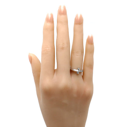TIFFANY&Co. ティファニー K18WG ホワイトゴールド Tワン ダイヤ リング・指輪 67795512 ダイヤモンド 9号 3.9g レディース【中古】【美品】
