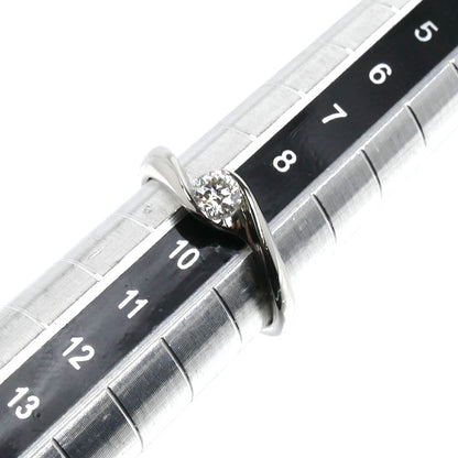 俄 NIWAKA Pt900プラチナ 暁 AKATSUKI リング・指輪 ダイヤモンド0.26ct 9号 4.0g レディース【中古】【美品】