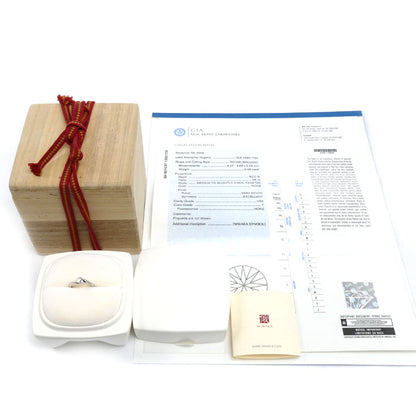俄 NIWAKA Pt900プラチナ 暁 AKATSUKI リング・指輪 ダイヤモンド0.26ct 9号 4.0g レディース【中古】【美品】