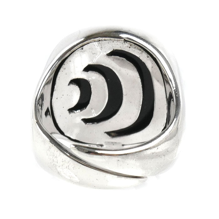 Damiani ダミアーニ シルバー925 オニキス ダミアニッシマ リング・指輪 ダイヤモンド オニキス 16号 12.6g メンズ【中古】