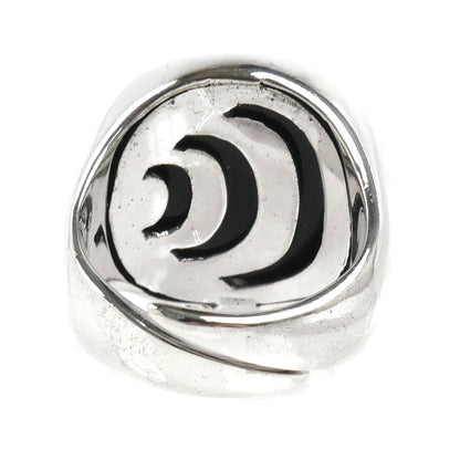 Damiani ダミアーニ シルバー925 オニキス ダミアニッシマ リング・指輪 ダイヤモンド オニキス 16号 12.6g メンズ【中古】