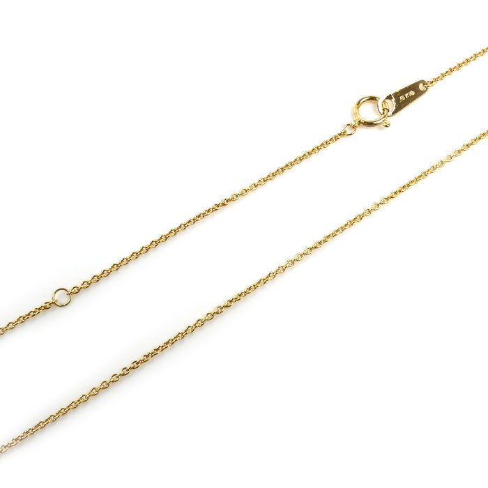 MIKIMOTO ミキモト K18YG イエローゴールド ハートモチーフ ネックレス ダイヤモンド0.32ct 10.0g 50cm レディース【中古】
