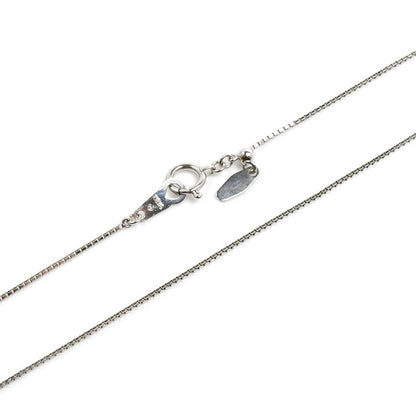 TASAKI タサキ K18WG ホワイトゴールド ネックレス ダイヤモンド0.24ct 3.6g ～45cm フリーチェーン レディース【中古】【美品】