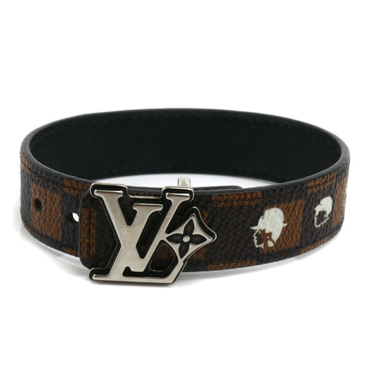 LOUIS VUITTON ルイ・ヴィトン ダミエキャンバス ヴィトン×NIGO フリエンドドシップ リバーシブル ブレスレット M4429E BC2265 メンズ【中古】【美品】
