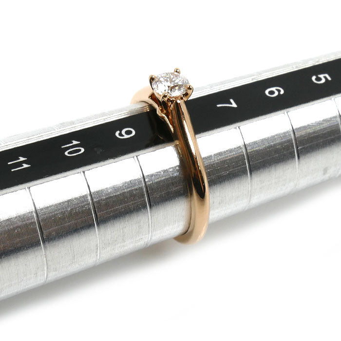 CARTIER カルティエ K18PG ピンクゴールド ソリテール1895 ウェディング リング・指輪 N4226648 ダイヤモンド0.23ct 8号 48 2.3g レディース【中古】【美品】