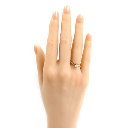 CARTIER カルティエ K18PG ピンクゴールド ソリテール1895 ウェディング リング・指輪 N4226648 ダイヤモンド0.23ct 8号 48 2.3g レディース【中古】【美品】