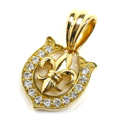 ゆきざき K18YG イエローゴールド REGALIA レガリア ペンダントトップ YMR30.12.6.5 ダイヤモンド0.60ct 7.6g ユニセックス【中古】