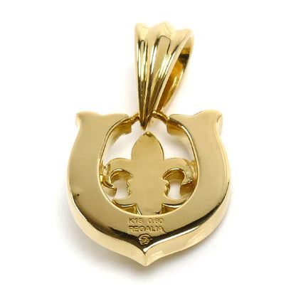 ゆきざき K18YG イエローゴールド REGALIA レガリア ペンダントトップ YMR30.12.6.5 ダイヤモンド0.60ct 7.6g ユニセックス【中古】