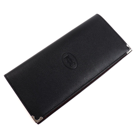 CARTIER カルティエ マスト ドゥ カルティエ 札入れ ブラック L3000583 メンズ【中古】【美品】