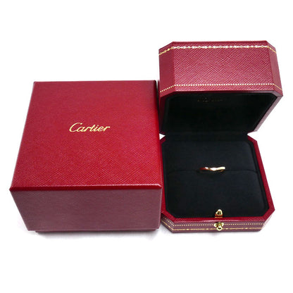 CARTIER カルティエ K18PG ピンクゴールド バレリーナ カーブ ウェディング 3Pダイヤ リング・指輪 B4098650 ダイヤモンド 10号 50 2.3g レディース【中古】【美品】