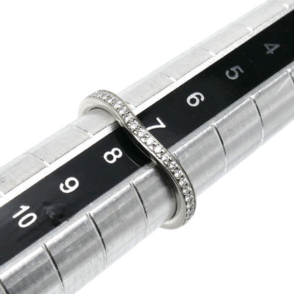 CARTIER カルティエ Pt950プラチナ バレリーナ カーブ ハーフエタニティ リング・指輪 B4093047 ダイヤモンド 7号 47 2.7g レディース【中古】【美品】
