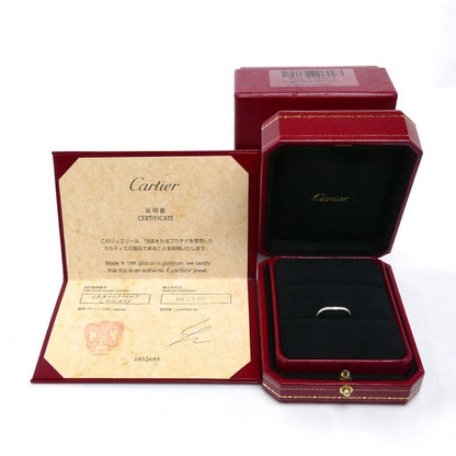CARTIER カルティエ Pt950プラチナ バレリーナ カーブ ハーフエタニティ リング・指輪 B4093047 ダイヤモンド 7号 47 2.7g レディース【中古】【美品】