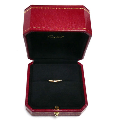 CARTIER カルティエ K18PG ピンクゴールド バレリーナ カーブ ウェディング 3Pダイヤ リング・指輪 B4098650 ダイヤモンド 10号 50 2.3g レディース【中古】【美品】