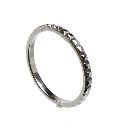 Boucheron ブシュロン Pt950プラチナ クルドパリ スモール リング・指輪 JAL0116055 14.5号 55 3.2g レディース【中古】【美品】