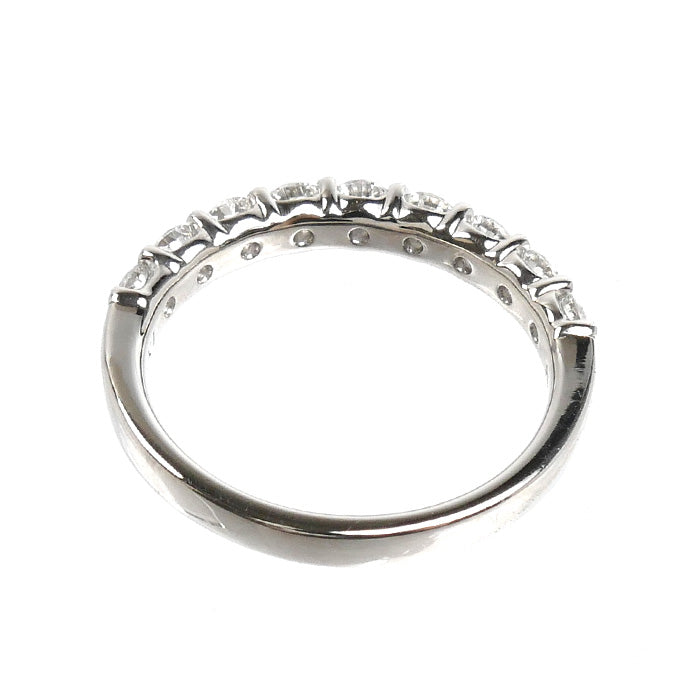 TASAKI タサキ Pt950プラチナ ハーフエタニティ リング・指輪 ダイヤモンド0.63ct 11号 4.0g レディース【中古】【美品】