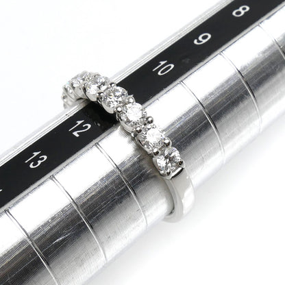 TASAKI タサキ Pt950プラチナ ハーフエタニティ リング・指輪 ダイヤモンド0.63ct 11号 4.0g レディース【中古】【美品】