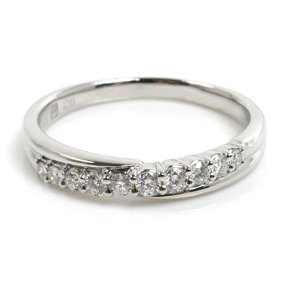 ROYAL ASSCHER ロイヤル・アッシャー Pt900プラチナ リング・指輪 ダイヤモンド0.26ct 15号 4.9g レディース【中古】