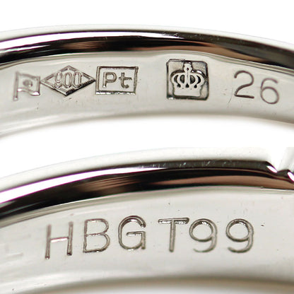 ROYAL ASSCHER ロイヤル・アッシャー Pt900プラチナ リング・指輪 ダイヤモンド0.26ct 15号 4.9g レディース【中古】