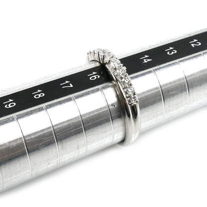 ROYAL ASSCHER ロイヤル・アッシャー Pt900プラチナ リング・指輪 ダイヤモンド0.26ct 15号 4.9g レディース【中古】