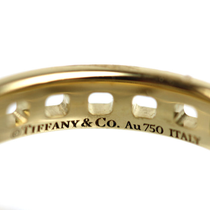 TIFFANY&Co. ティファニー K18YG イエローゴールド Tトゥルー ナロー リング リング・指輪 62507802 9号 3.3g レディース【中古】