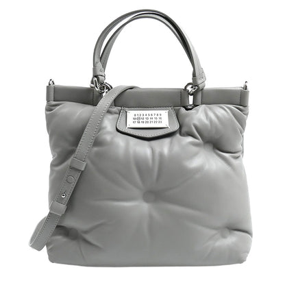 Maison Margiela グラムスラム ショッピング スモール 2Wayショルダーバッグ グレー S56WD0133 P4300 T8050 レディース【中古】