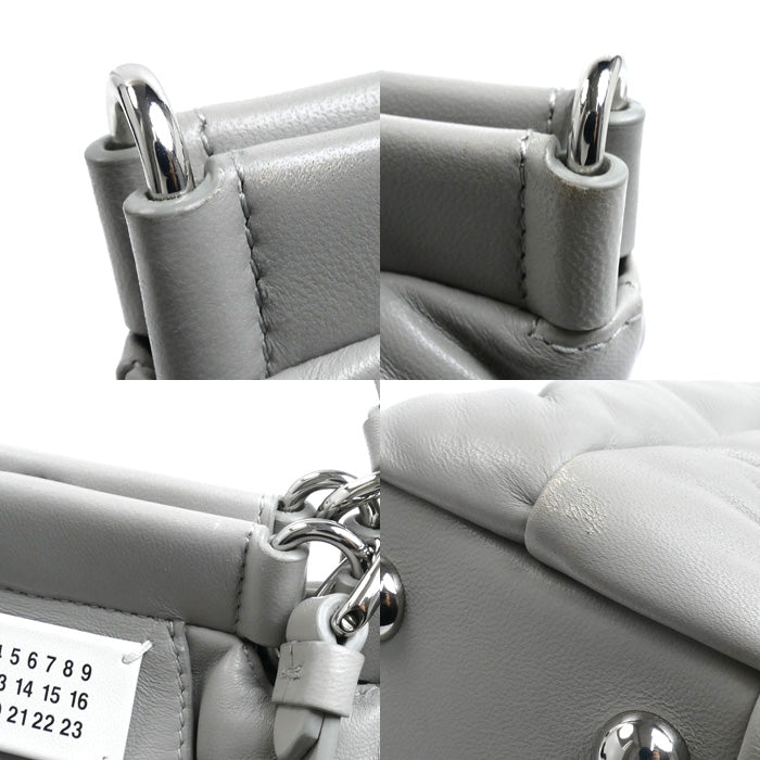 Maison Margiela グラムスラム ショッピング スモール 2Wayショルダーバッグ グレー S56WD0133 P4300 T8050 レディース【中古】
