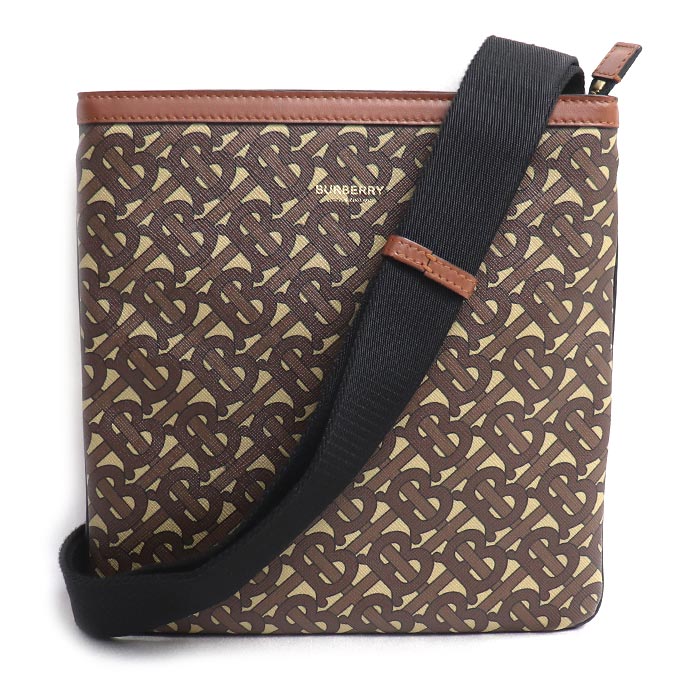 BURBERRY バーバリー TBモノグラム ショルダーバッグ ブラウン ユニセックス【中古】