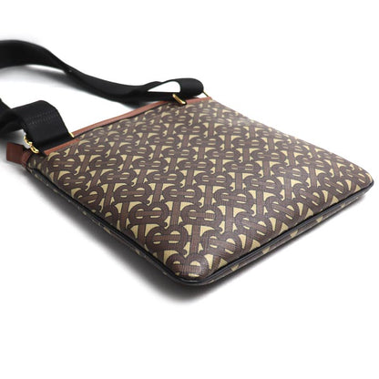 BURBERRY バーバリー TBモノグラム ショルダーバッグ ブラウン ユニセックス【中古】