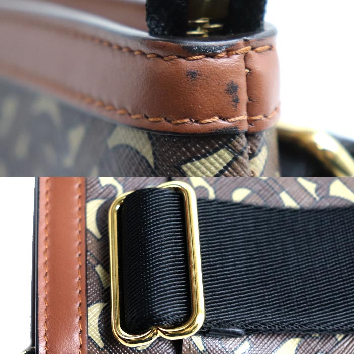 BURBERRY バーバリー TBモノグラム ショルダーバッグ ブラウン ユニセックス【中古】