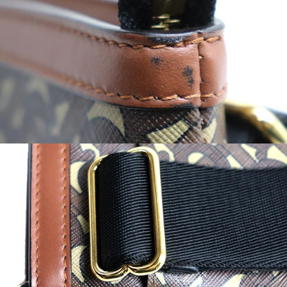 BURBERRY バーバリー TBモノグラム ショルダーバッグ ブラウン ユニセックス【中古】