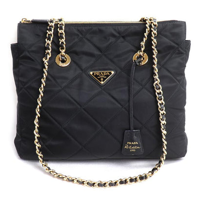 PRADA プラダ Re-Edition 1995 チェーンショルダー ショルダーバッグ ブラック 1BG529 V COO 2AOS F0002 ICチップ レディース【中古】【美品】