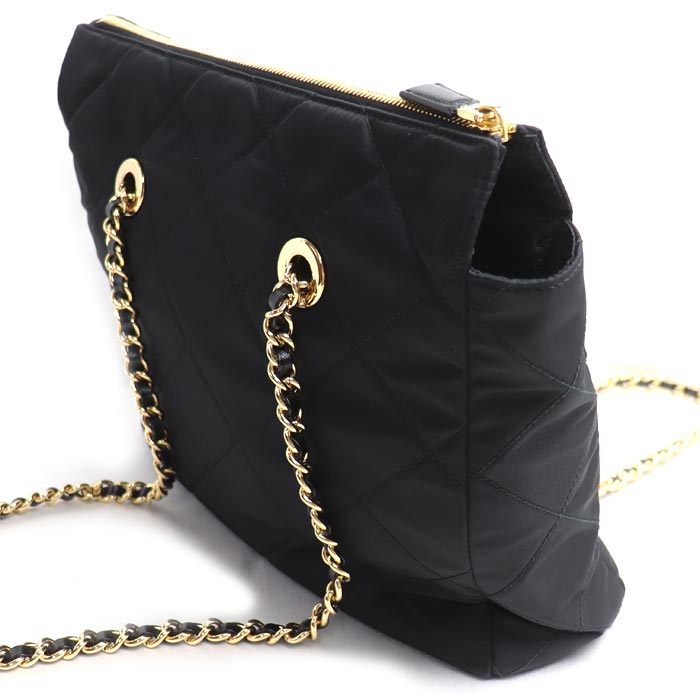 PRADA プラダ Re-Edition 1995 チェーンショルダー ショルダーバッグ ブラック 1BG529 V COO 2AOS F0002 ICチップ レディース【中古】【美品】