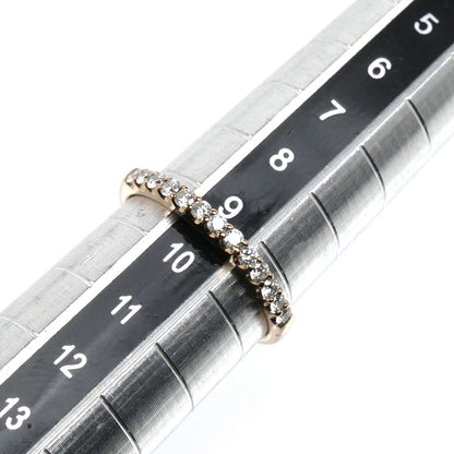 Vendome Aoyama ヴァンドーム青山 K18PG ピンクゴールド ハーフエタニティ リング・指輪 AGAR931807DI ダイヤモンド0.23ct 9号 1.5g レディース【中古】