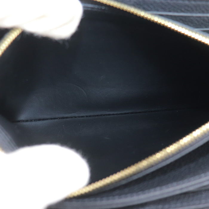 LOUIS VUITTON ルイ・ヴィトン LVxTM ジッピーウォレット 長財布 ラウンドファスナー モノグラムアンプラント ノワール M14160 ICチップ レディース【中古】