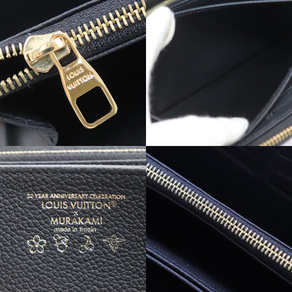 LOUIS VUITTON ルイ・ヴィトン LVxTM ジッピーウォレット 長財布 ラウンドファスナー モノグラムアンプラント ノワール M14160 ICチップ レディース【中古】