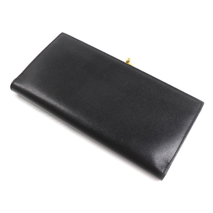 JIL SANDER ジルサンダー GOJI PURSE MD 長財布 ブラック J07UI0014-P4840-001 小銭入れ付き がま口 レディース【中古】【美品】