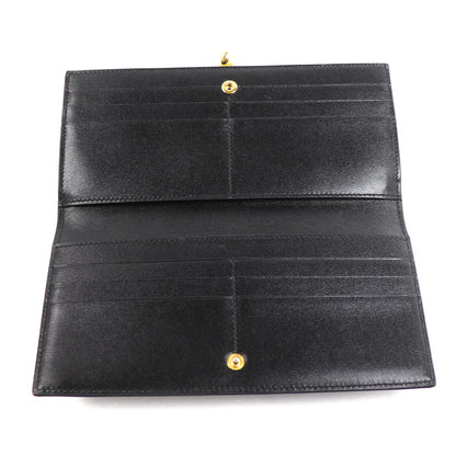 JIL SANDER ジルサンダー GOJI PURSE MD 長財布 ブラック J07UI0014-P4840-001 小銭入れ付き がま口 レディース【中古】【美品】