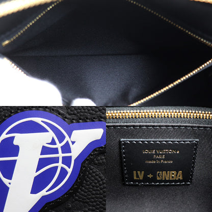 LOUIS VUITTON ルイ・ヴィトン ヴィトンx NBA クローク ドップキット ハンドバッグ モノグラムエンボス ブラック M58515 ICチップ メンズ【中古】【美品】
