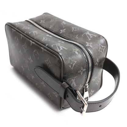 LOUIS VUITTON ルイ・ヴィトン ロッカー ドップキット ハンドバッグ モノグラムブラッシュド ブラック M11670 ICチップ メンズ【中古】【美品】